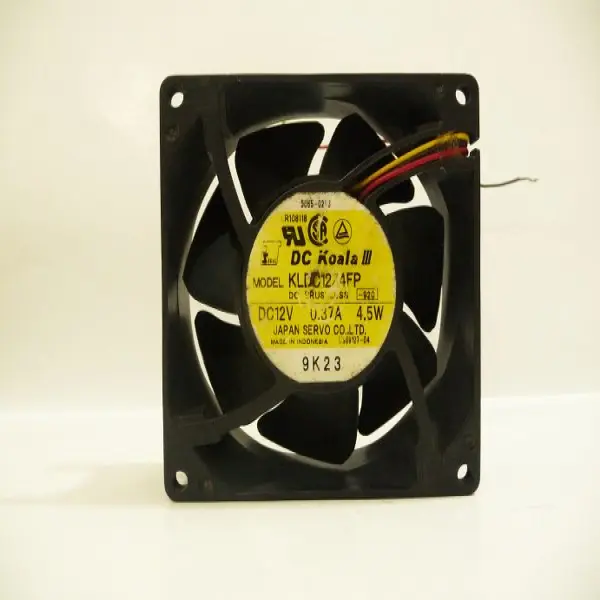 Server Cooling Fan, KLDC12Z4FP, DC12V 0.37A, Japan Servo, Indonesia